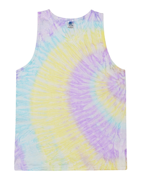 Tie-Dye Adult 5.4 oz. 100% Cotton Tank Top Mens Apparel Shirts & Tops