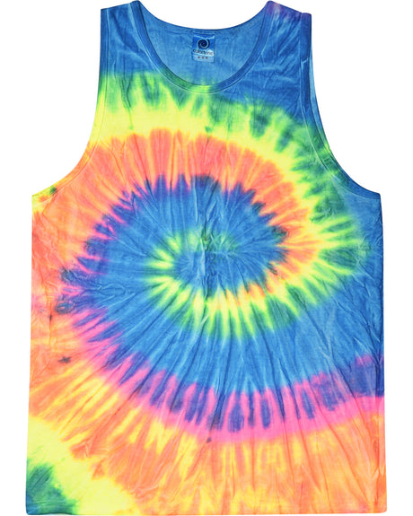 Tie-Dye Adult 5.4 oz. 100% Cotton Tank Top Mens Apparel Shirts & Tops