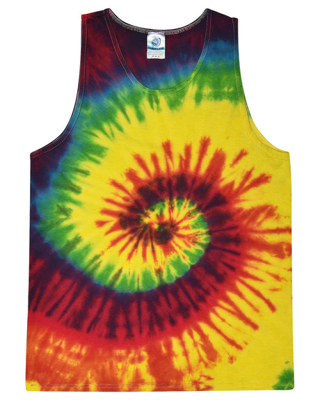 Tie-Dye Adult 5.4 oz. 100% Cotton Tank Top Mens Apparel Shirts & Tops