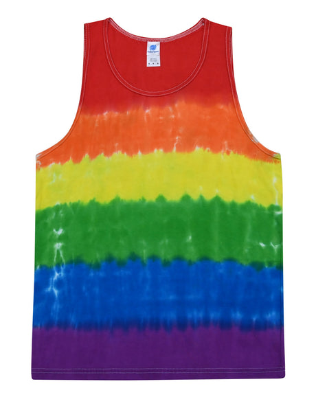 Tie-Dye Adult 5.4 oz. 100% Cotton Tank Top Mens Apparel Shirts & Tops