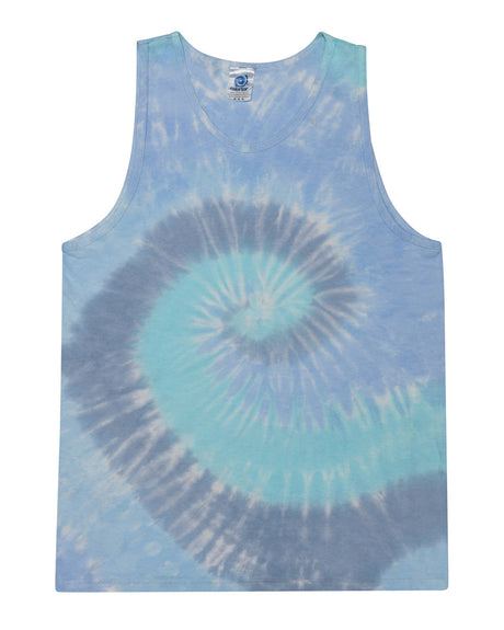 Tie-Dye Adult 5.4 oz. 100% Cotton Tank Top Mens Apparel Shirts & Tops