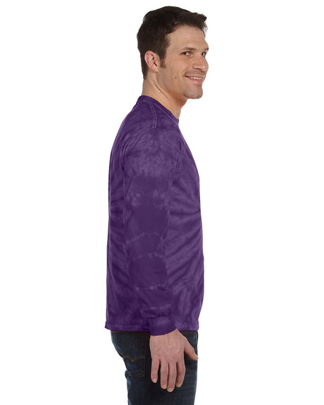 Tie-Dye Adult 5.4 oz. 100% Cotton Long-Sleeve T-Shirt Tie-Dye