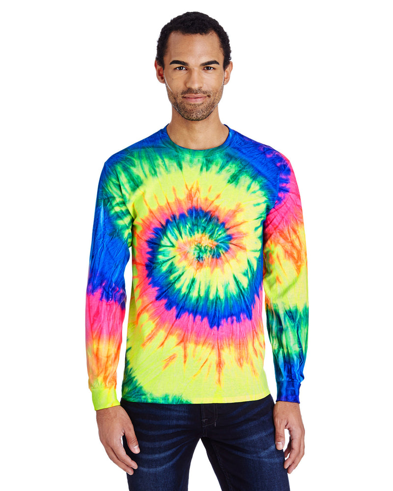 Tie-Dye Adult 5.4 oz. 100% Cotton Long-Sleeve T-Shirt