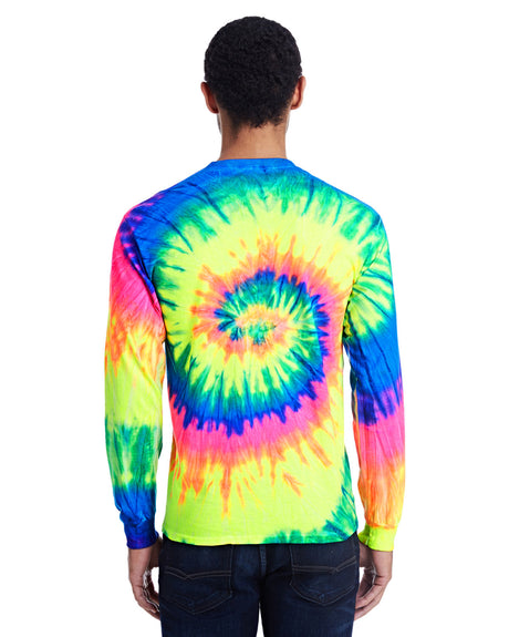 Tie-Dye Adult 5.4 oz. 100% Cotton Long-Sleeve T-Shirt Tie-Dye