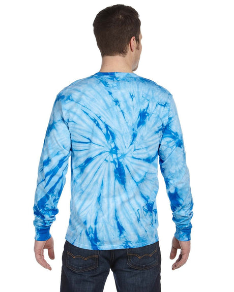Tie-Dye Adult 5.4 oz. 100% Cotton Long-Sleeve T-Shirt Tie-Dye