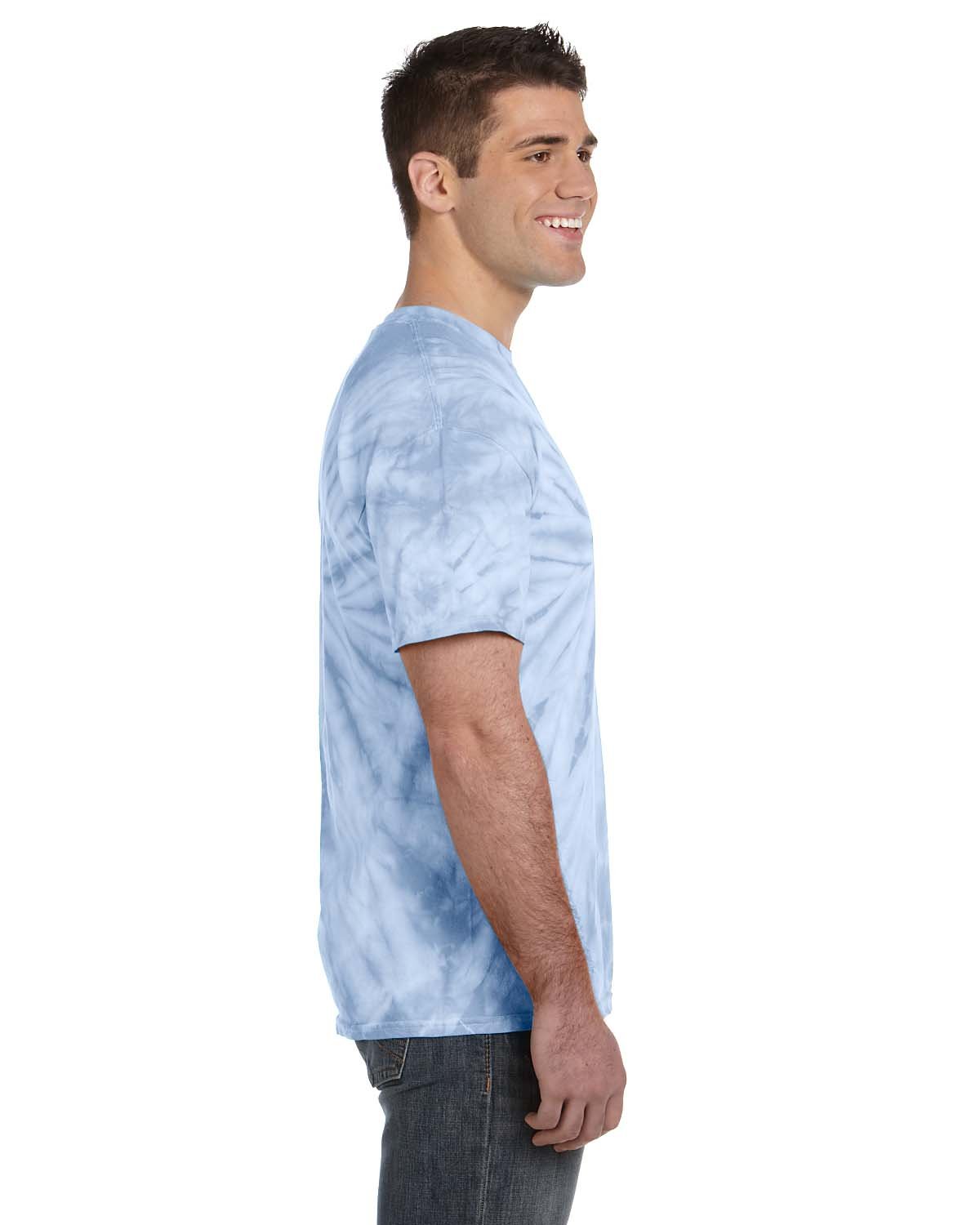 Tie-Dye Adult 5.4 oz. 100% Cotton Spider T-Shirt Mens Apparel Shirts & Tops