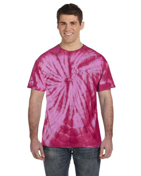 Tie-Dye Adult 5.4 oz. 100% Cotton Spider T-Shirt Mens Apparel Shirts & Tops