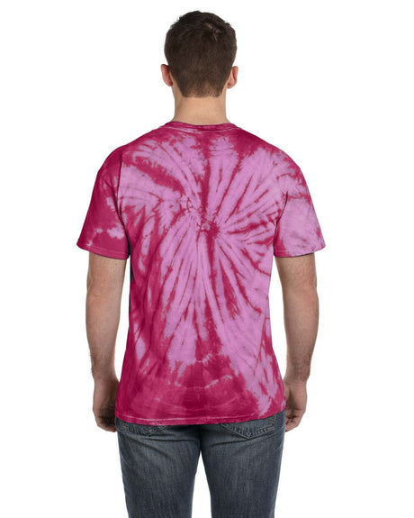 Tie-Dye Adult 5.4 oz. 100% Cotton Spider T-Shirt Mens Apparel Shirts & Tops