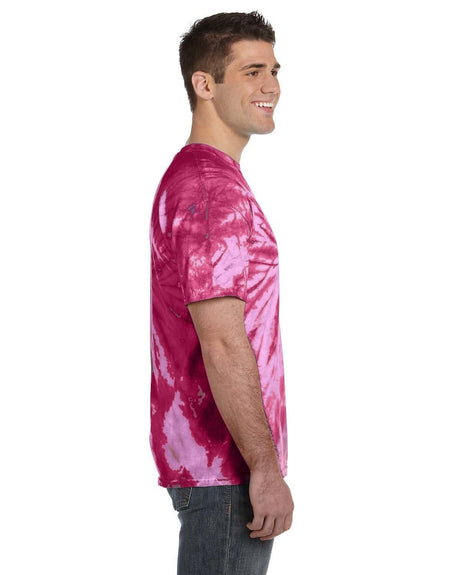 Tie-Dye Adult 5.4 oz. 100% Cotton Spider T-Shirt Mens Apparel Shirts & Tops