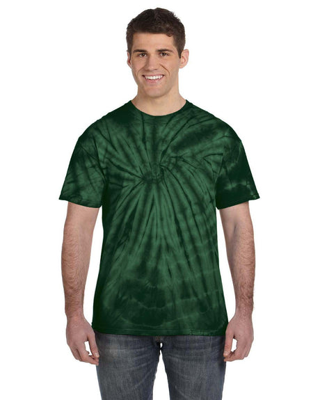 Tie-Dye Adult 5.4 oz. 100% Cotton Spider T-Shirt Mens Apparel Shirts & Tops