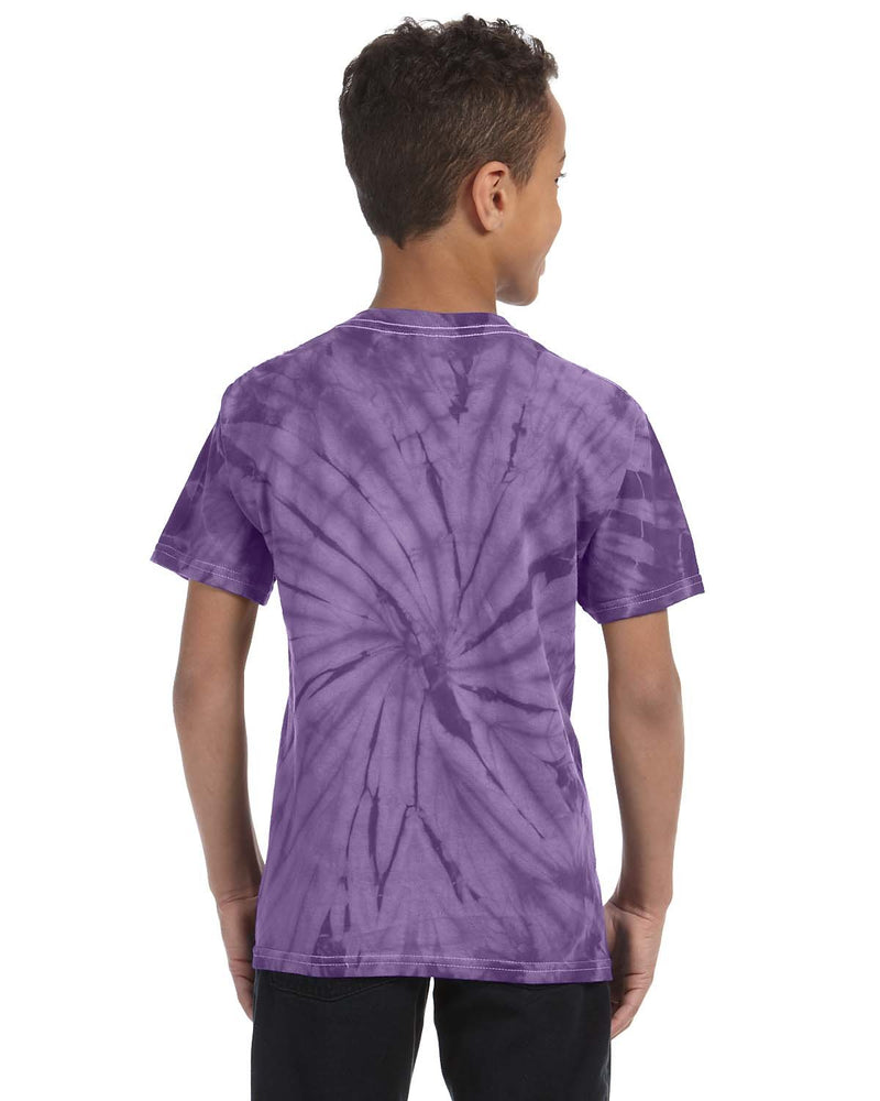 Tie-Dye Youth 5.4 oz. 100% Cotton Spider T-Shirt