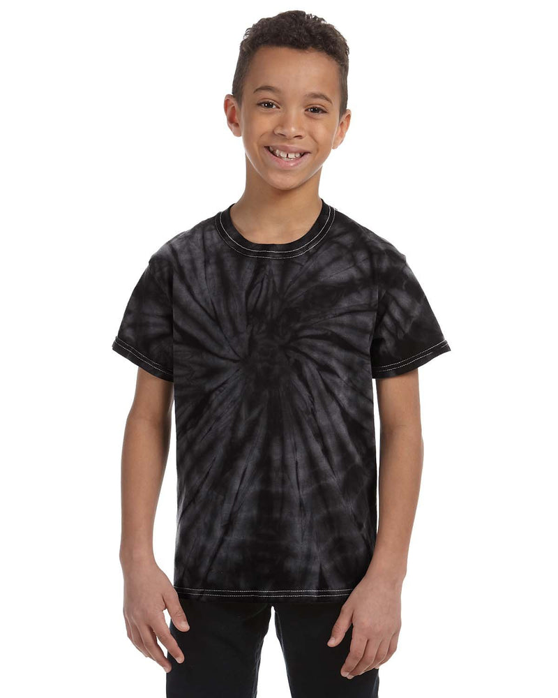 Tie-Dye Youth 5.4 oz. 100% Cotton Spider T-Shirt