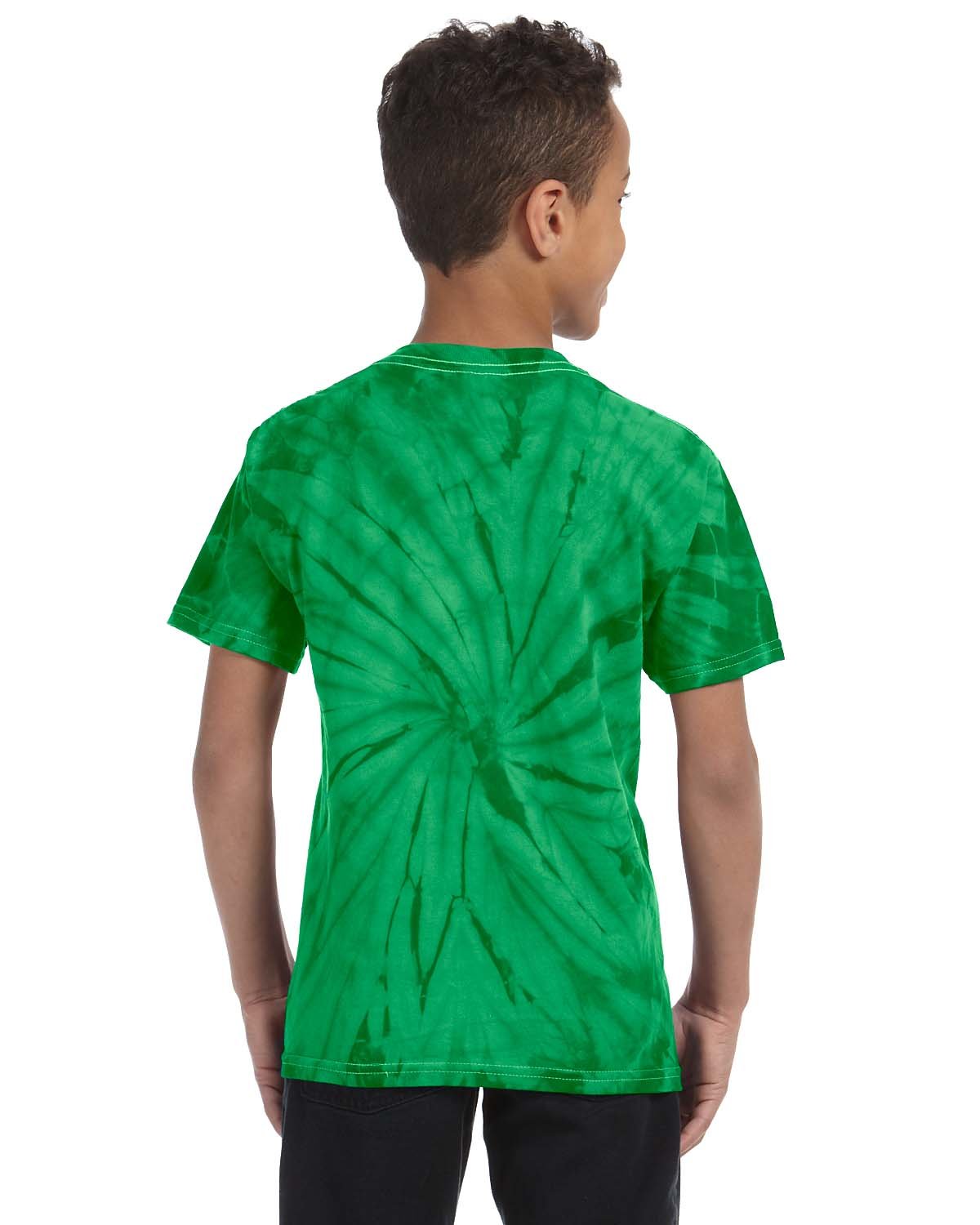 Tie-Dye Youth 5.4 oz. 100% Cotton Spider T-Shirt Tie-Dye