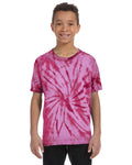 Tie-Dye Youth 5.4 oz. 100% Cotton Spider T-Shirt Tie-Dye