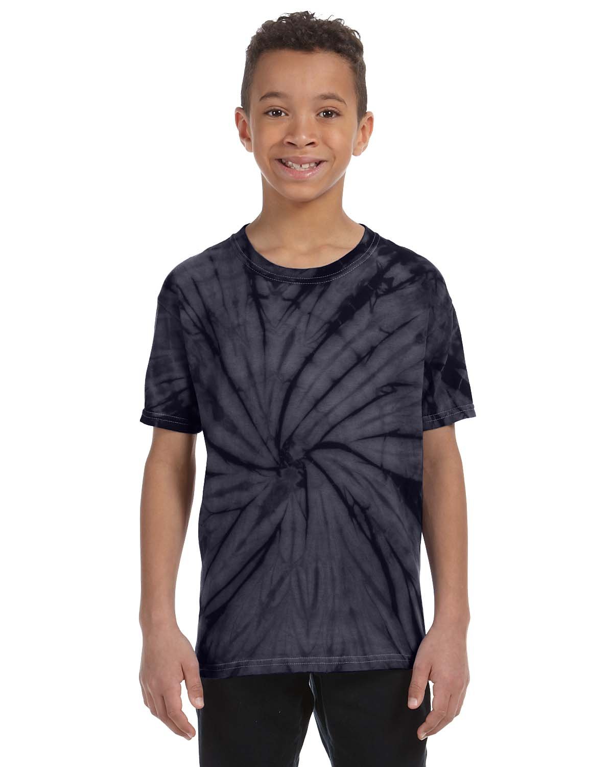 Tie-Dye Youth 5.4 oz. 100% Cotton Spider T-Shirt Tie-Dye