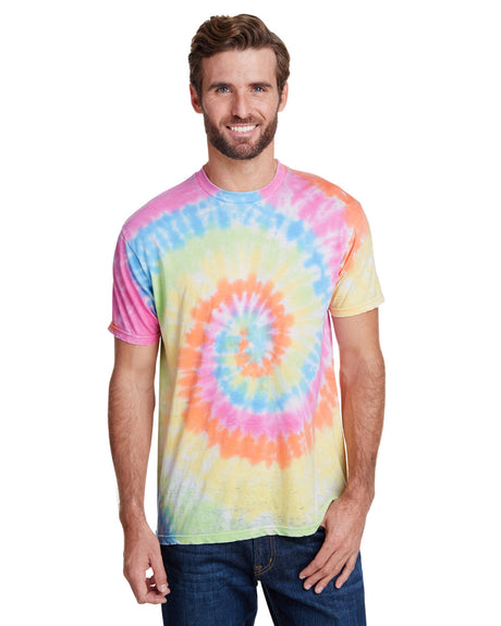 Tie-Dye Adult Burnout Festival T-Shirt Tie-Dye
