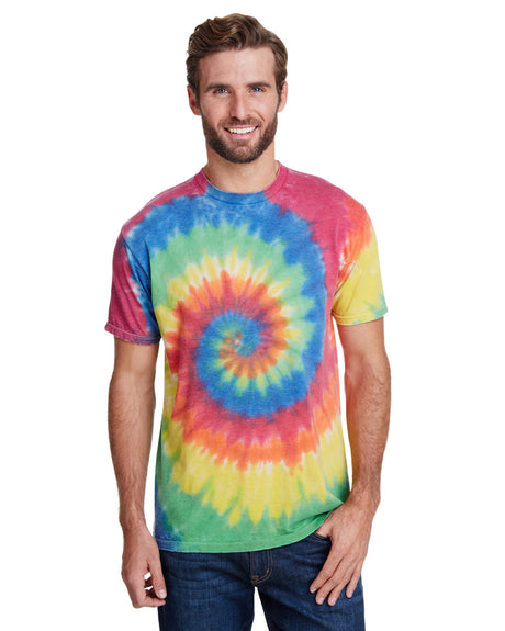 Tie-Dye Adult Burnout Festival T-Shirt Tie-Dye