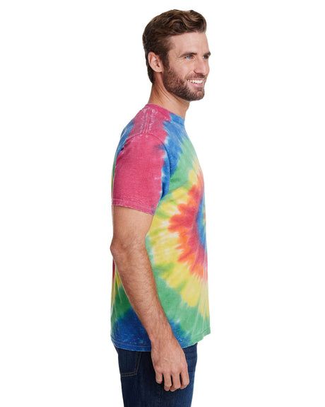 Tie-Dye Adult Burnout Festival T-Shirt Tie-Dye