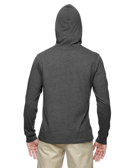 econscious Unisex Eco Blend Long-Sleeve Pullover Hooded T-Shirt econscious