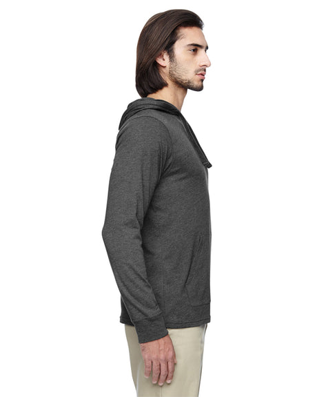 econscious Unisex Eco Blend Long-Sleeve Pullover Hooded T-Shirt econscious