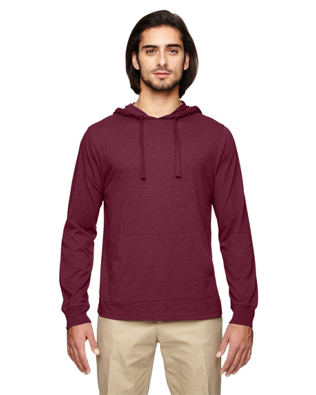 econscious Unisex Eco Blend Long-Sleeve Pullover Hooded T-Shirt econscious