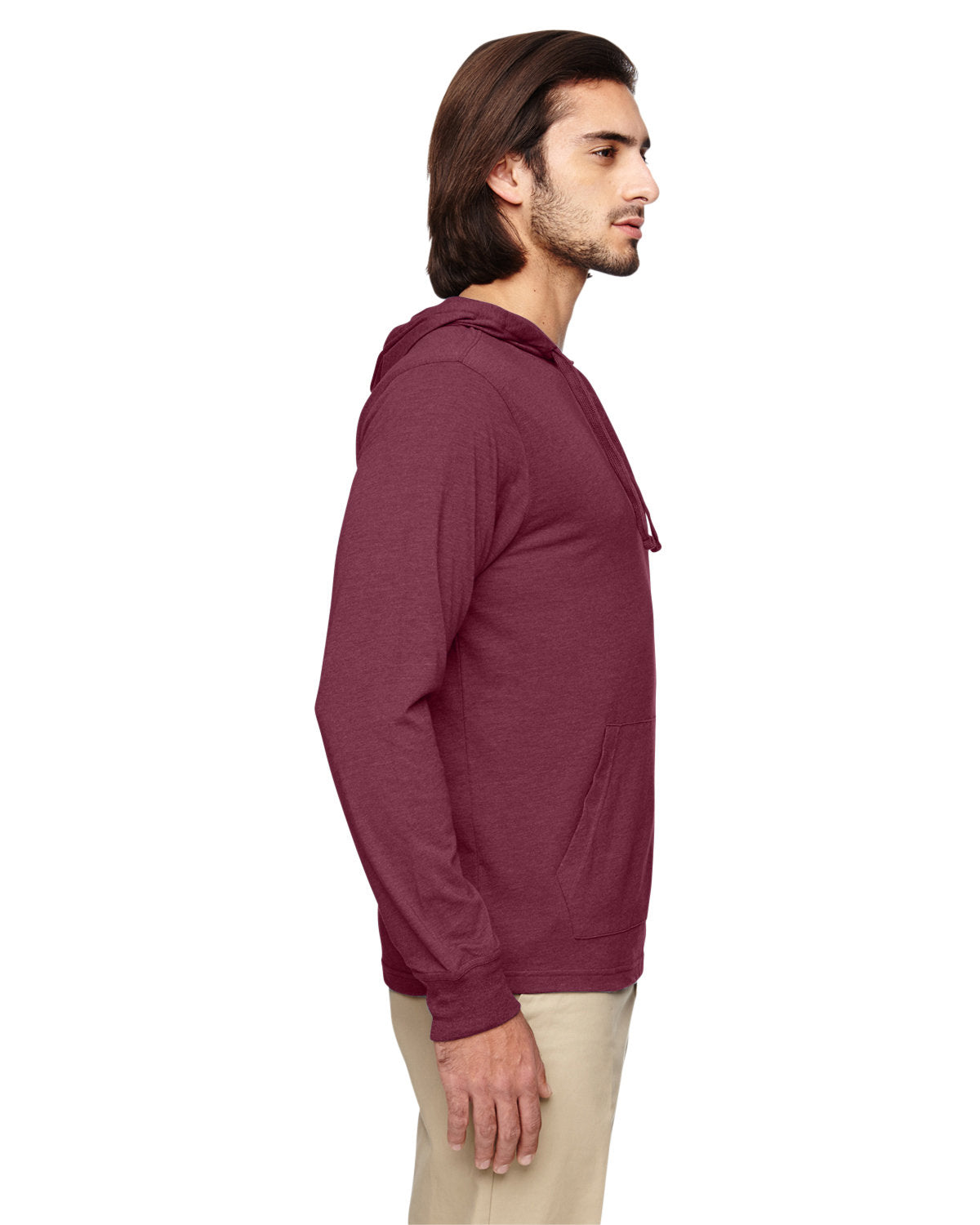 econscious Unisex Eco Blend Long-Sleeve Pullover Hooded T-Shirt econscious