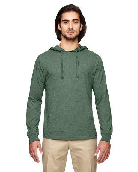 econscious Unisex Eco Blend Long-Sleeve Pullover Hooded T-Shirt econscious