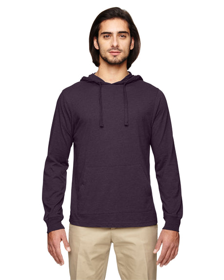 econscious Unisex Eco Blend Long-Sleeve Pullover Hooded T-Shirt econscious