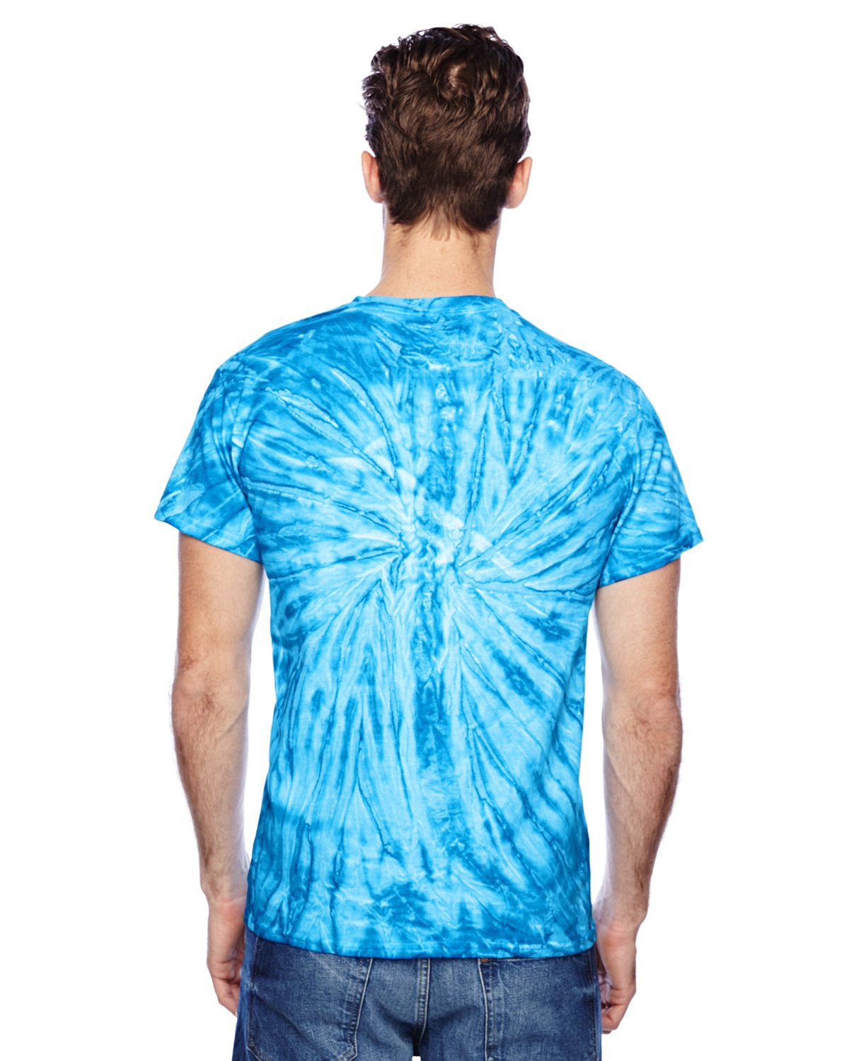 Tie-Dye Adult 5.4 oz., 100% Cotton Twist Tie-Dyed T-Shirt Mens Apparel Shirts & Tops