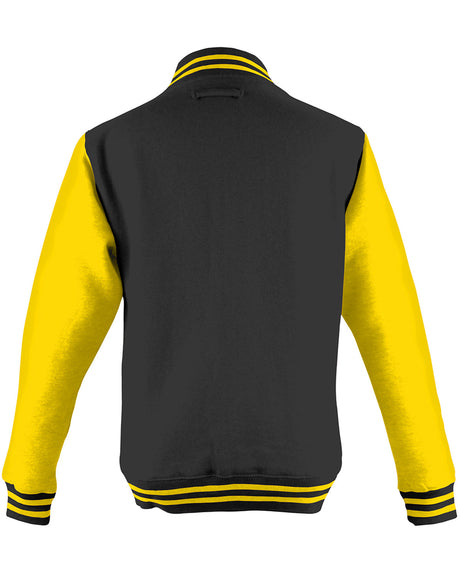 Just Hoods By AWDis Men's 80/20 Heavyweight Letterman Jacket Just Hoods By AWDis