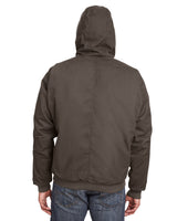 Berne Men's Tall Highland Washed Cotton Duck Hooded Jacket Berne