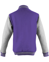 Just Hoods By AWDis Men's 80/20 Heavyweight Letterman Jacket Just Hoods By AWDis
