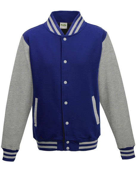 Just Hoods By AWDis Men's 80/20 Heavyweight Letterman Jacket Just Hoods By AWDis