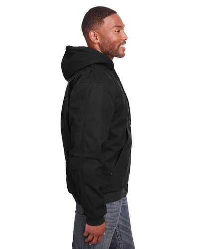 Berne Men's Tall Highland Washed Cotton Duck Hooded Jacket