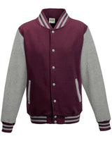 Just Hoods By AWDis Men's 80/20 Heavyweight Letterman Jacket Just Hoods By AWDis