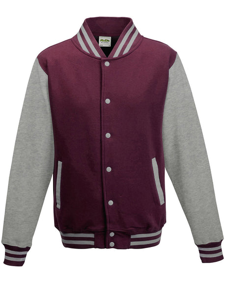 Just Hoods By AWDis Men's 80/20 Heavyweight Letterman Jacket Just Hoods By AWDis