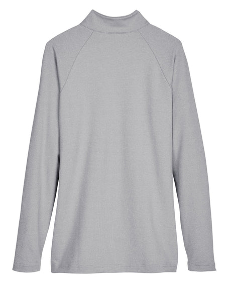 Devon & Jones CrownLux Performance™ Ladies' Clubhouse Micro-Stripe Quarter-Zip Devon & Jones