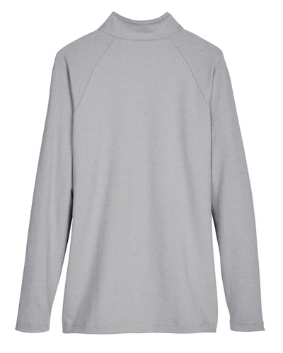 Devon & Jones CrownLux Performance™ Ladies' Clubhouse Micro-Stripe Quarter-Zip