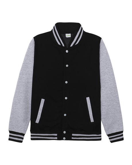 Just Hoods By AWDis Men's 80/20 Heavyweight Letterman Jacket Just Hoods By AWDis