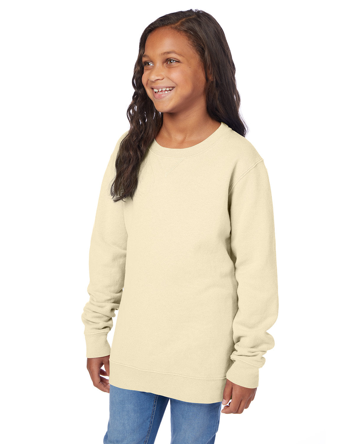 ComfortWash by Hanes Youth Fleece Sweatshirt Youth Apparel Sweatshirts & Fleece