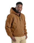 Berne Men's Tall Highland Washed Cotton Duck Hooded Jacket Berne