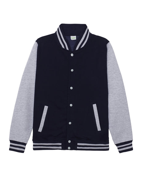 Just Hoods By AWDis Men's 80/20 Heavyweight Letterman Jacket Just Hoods By AWDis