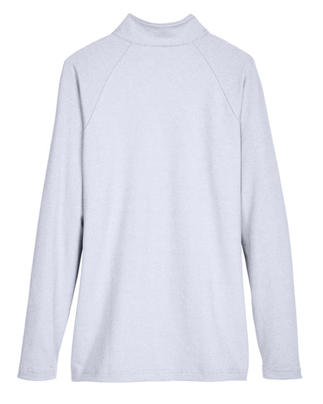 Devon & Jones CrownLux Performance™ Ladies' Clubhouse Micro-Stripe Quarter-Zip Devon & Jones