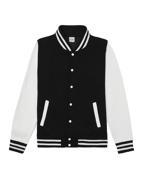 Just Hoods By AWDis Men's 80/20 Heavyweight Letterman Jacket Just Hoods By AWDis