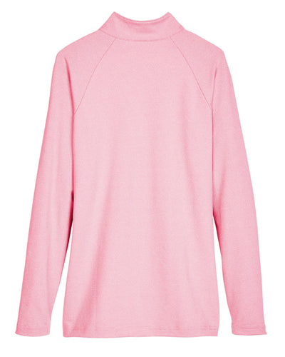 Devon & Jones CrownLux Performance™ Ladies' Clubhouse Micro-Stripe Quarter-Zip