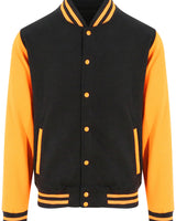 Just Hoods By AWDis Men's 80/20 Heavyweight Letterman Jacket Just Hoods By AWDis