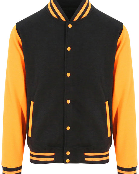 Just Hoods By AWDis Men's 80/20 Heavyweight Letterman Jacket Just Hoods By AWDis