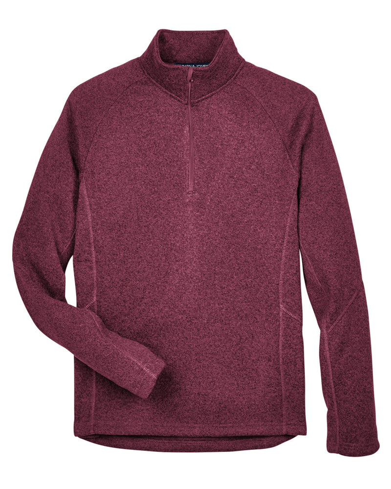 Devon & Jones Adult Bristol Sweater Fleece Quarter-Zip