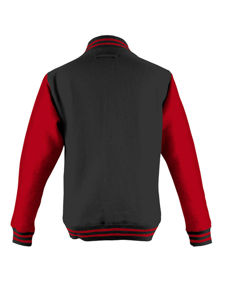 Just Hoods By AWDis Men's 80/20 Heavyweight Letterman Jacket Just Hoods By AWDis