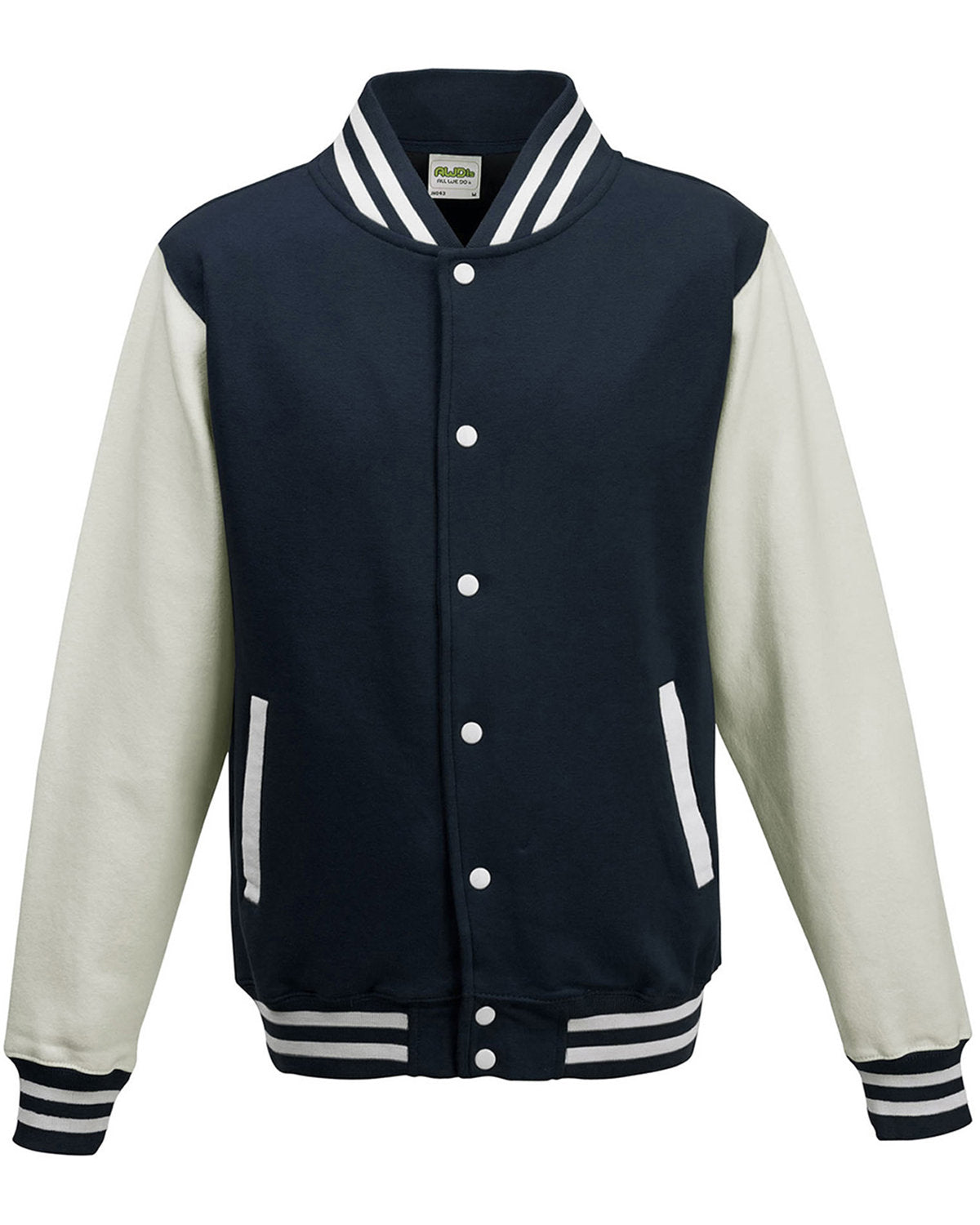 Just Hoods By AWDis Men's 80/20 Heavyweight Letterman Jacket Just Hoods By AWDis